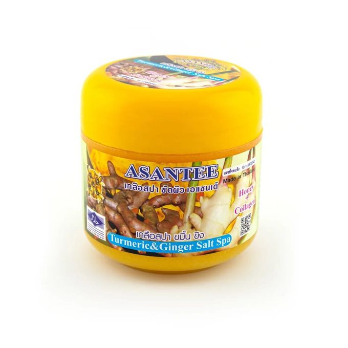 Asante Turmeric Ginger Honey And Collagen Salt Spa - 700Ml