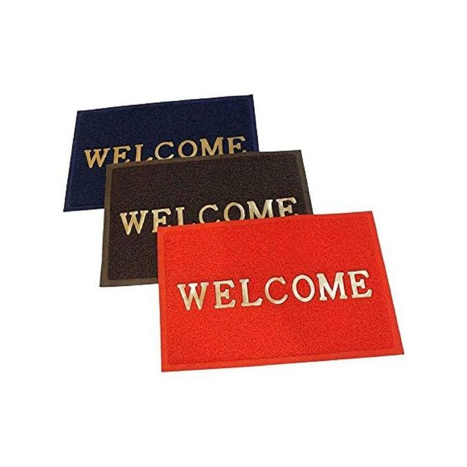 Welcome Plain Door Mat - Multi-Color.