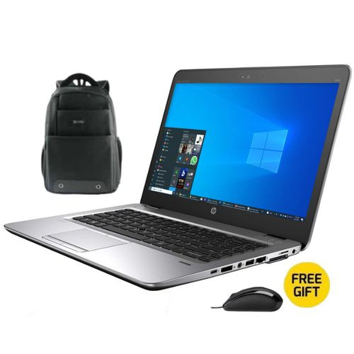 Hp Elitebook 840 Core I5, 8GB RAM, 750GB, 14" Plus Free Bag & Mouse Refurbished - Black