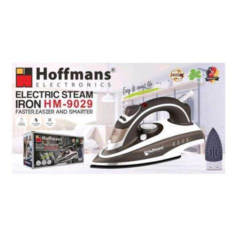 Hoffmans Steam Flat Iron - Blue,Purple,Green,Grey