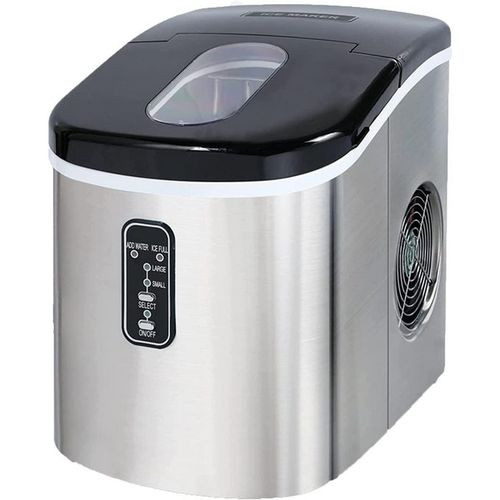 Hoffmans 2.2L Ice Making Machine - Silver, Red, Gray, Black