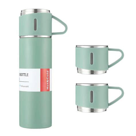 500ml Vacuum Flask Desk Cups Thermos Bottle - Multicolor