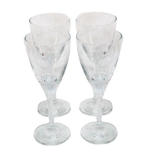 Set Of 6 Twist Wine Glasses