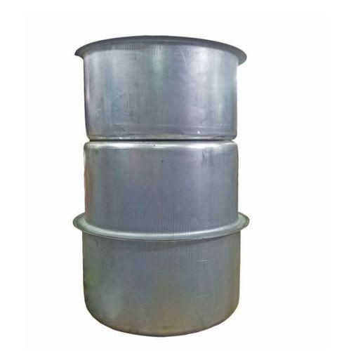 Yiwu Set Of 3pc Large S. Pans - Silver