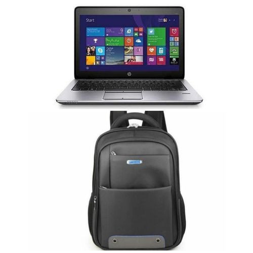 Hp Refurbished 820 Elitebook G2 12.5 Inch Core i5,4GB Ram, 500GB Hard Disk, Windows 10 Pro, Microsoft Office Plus Free bag - Black