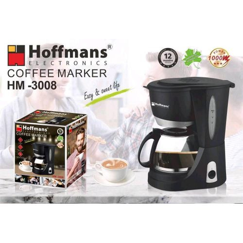 Hoffmans Coffee Maker HM-3008 - Black