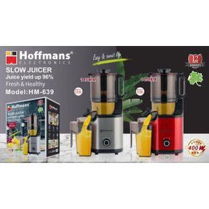 Hoffmans Slow Juicer That Yields Juice Yield Up 96% HM-635 - Multicolor