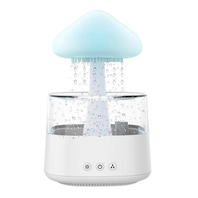 2 in 1 Rain Humidifier & Essential Oil Diffuser -White
