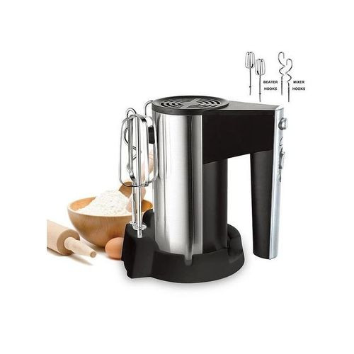 Hoffmans Electric Hand Mixer For Kneading Dough-Black