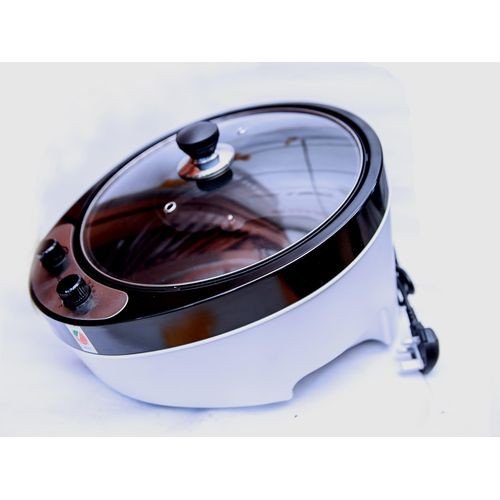 Saachi Electric Coffee Roaster Machine Round Coffee Bean Roasting Baking Baker 800g-Multicolor