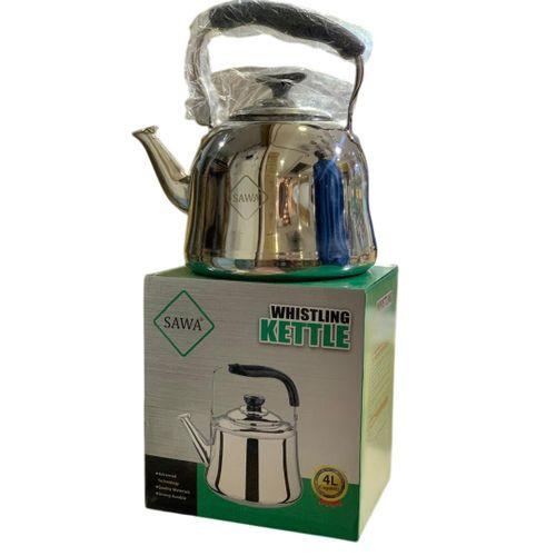 Whistling 4ltr Kettle - Silver.