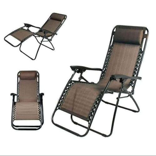 Anti Gravity Chair Side Bag Sun Lounger Net Bag Office Chair - Brown