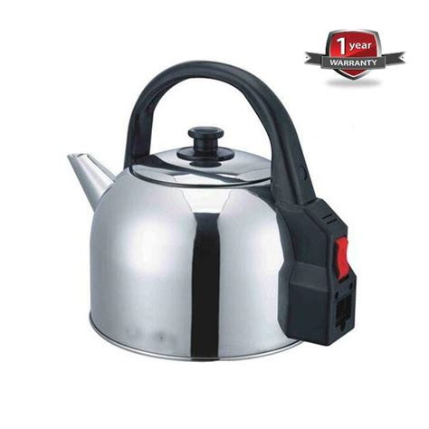 Electro Master Fast Boiling Electric Kettle Of 5 Liters - Silver