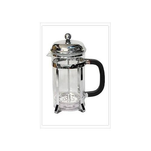 Stainless Steel French Press Coffee Espresso Plunger Tea Maker Designs Vary-Transparent