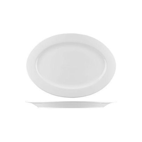 6 Quality Oval Ceramic Plates For Serving Food And Snacks-White
