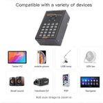 Commercial 40 USB Charging Power Station, - Black,