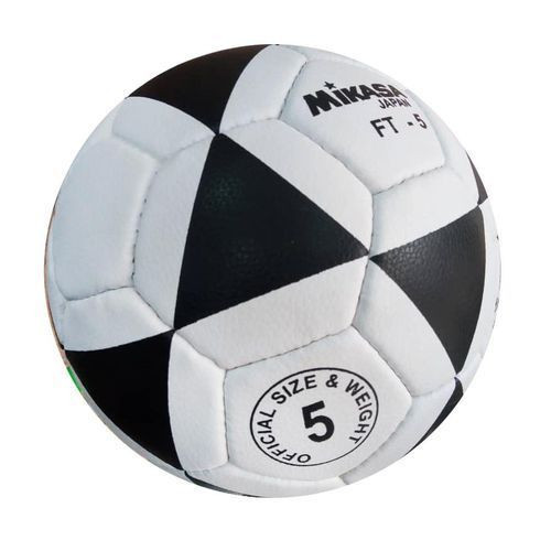 Super Football Leather Ball-White/Black