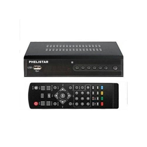 Phelistar Original Free To Air Decoder - Black