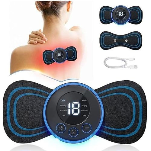 Smart Body Massager For Arms, Shoulders, Neck, Back, Temple, Tummy, Thighs Etc, - Black,