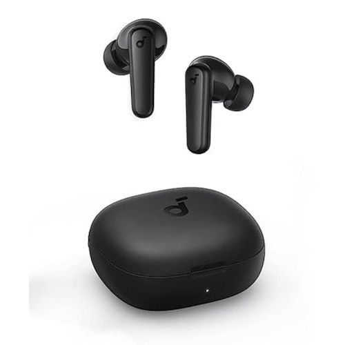 oundcore R50i True Wireless in-Ear Earbuds, TWS with 30H+ Playtime, Clear Calls & High Bass, IPX5-Water Resistant, Soundcore Connect App with 22 Preset EQs, Quick Connectivity, Black Color