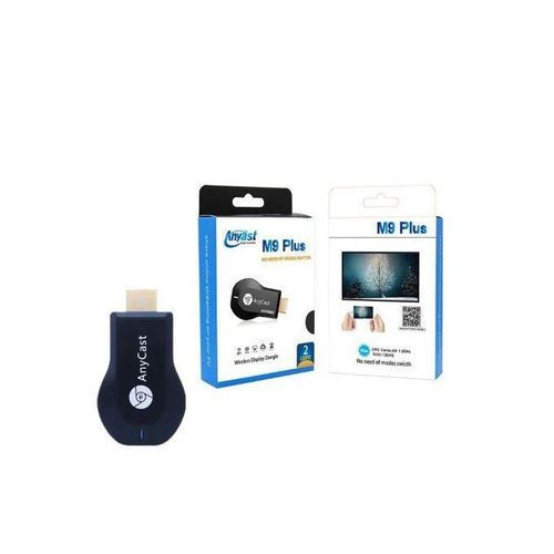 M9 Plus 2018 HDMI WIFI Display iPhone/iPad Google Chrome,Google Home Android Screen Mirroring Cast Screen AirPlay - Black