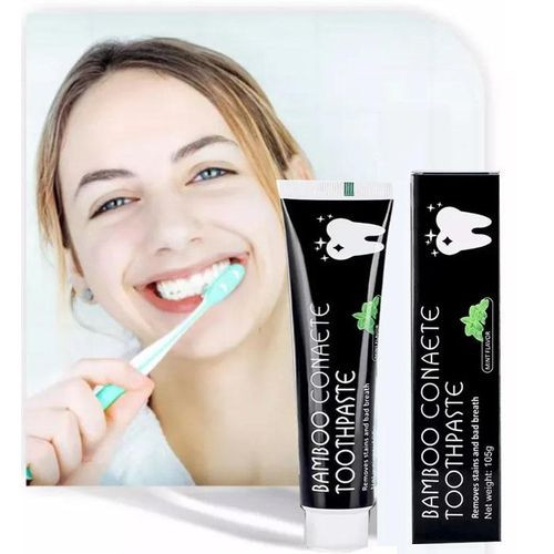 EELHOE Bamboo Teeth Corrector, Conaete ToothPaste, Teeth Whitening Mint Flavour