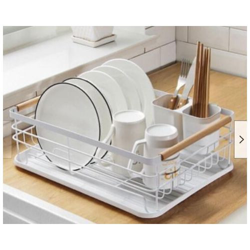 Utensils Kitchen Drying Rack – White.