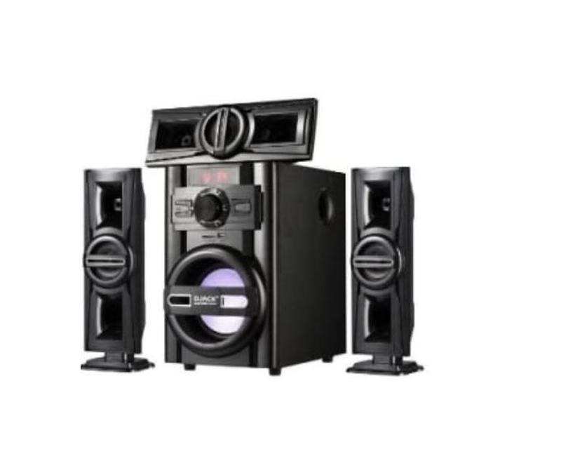 Djack 3.1 Multimedia speaker System Dj-503, Bluetooth , FM Radio, USB input, Auxin speaker System -Black