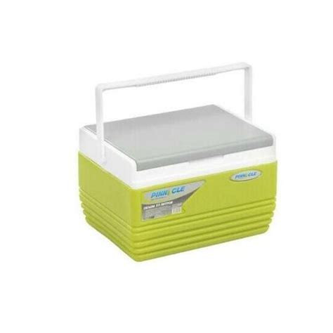 10 Liters Pinnacle Cooler Box For Chilling And Cooling Drinks-Green/Grey