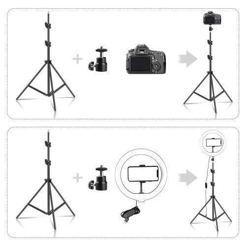 13 Inch 33CM Ring Light WithTripod Stand +Remote - Black