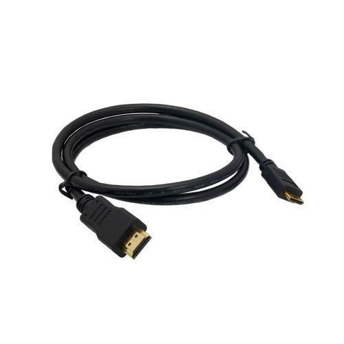 1.5M Micro HDMI To HDMI Cable, Ethernet Gold Plated 3D & 4K Resolution - Black