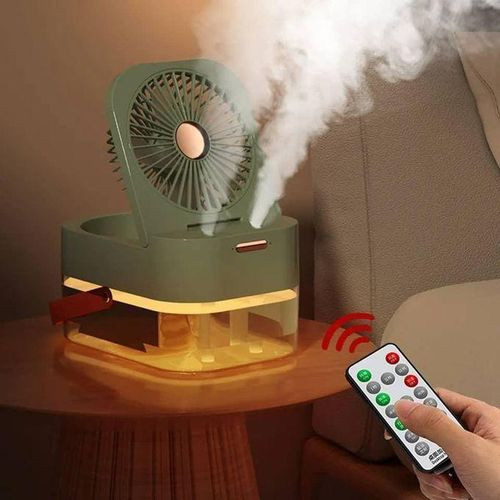 Portable Air Conditioning Fan, Mini Evaporative Air Cooler Table Fan