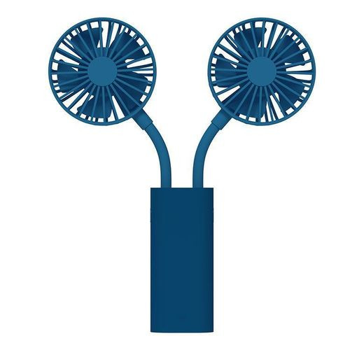 Desktop Handheld Sharing Fan Mini Adjustable Portable USB Charging Dual Head Fan