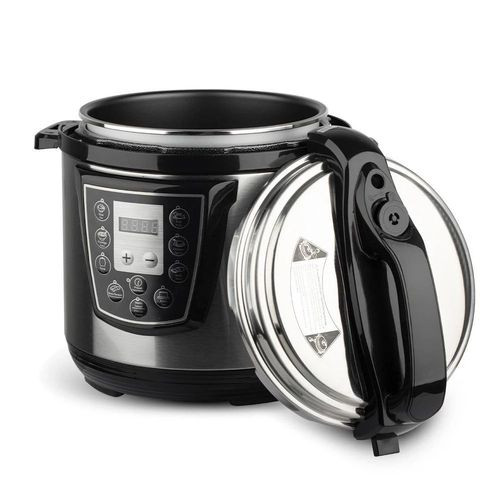 RAF 6L Stainless Steel multifunction electric pressure cooker - Silver