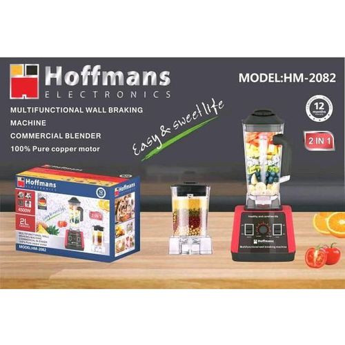 Hoffmans Multifunctional Wall Breaking Machine Blender HM-2082 - Black