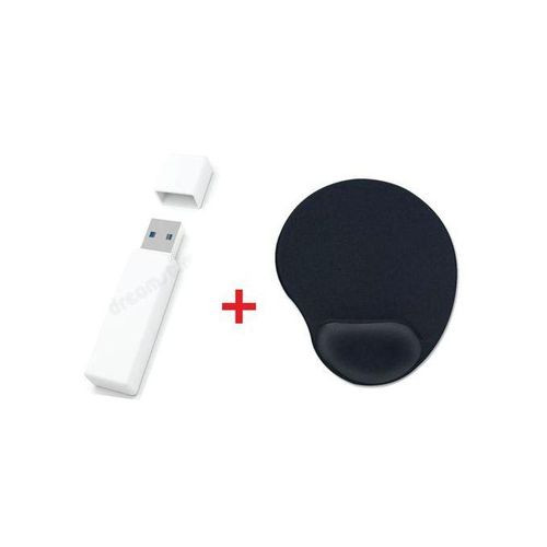 Soft Mouse Pad With Wrist Support And Flash. - Black.