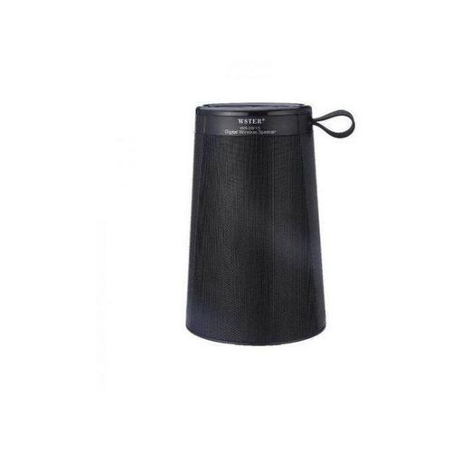 Wster Bluetooth Speaker With Extra Hours Of Play Time And Bass - Black