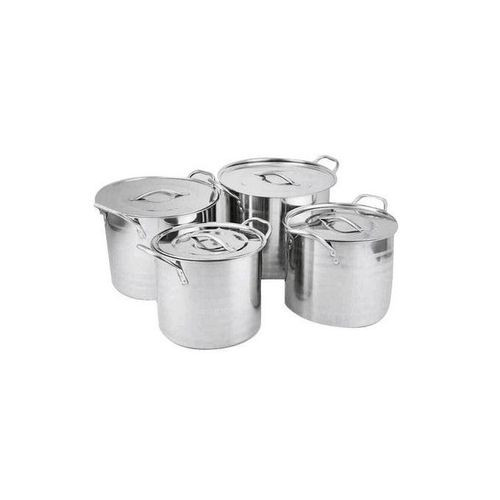 Stockpots, 4pcs Set - Silver