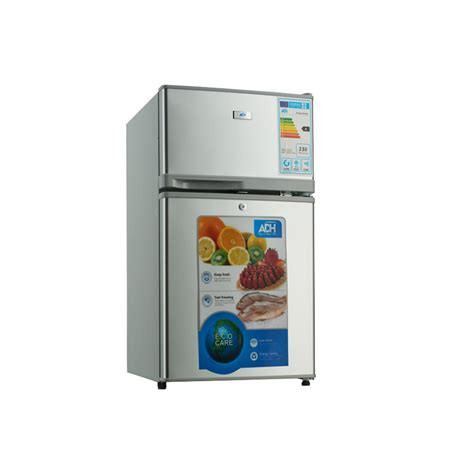 ADH 98 Liters Double Door Refrigerator Fast Cooling Fridge With Deep Freezing Compartment At The Top-Multicolours