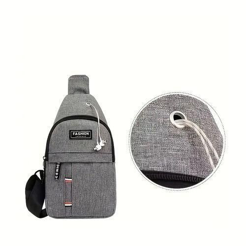 Genetic Crossbody Chest Bag - Grey