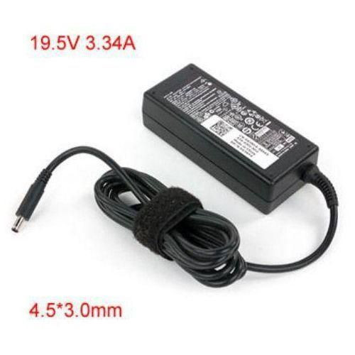 DELL Small Pin laptop charger 65W - 19.5V3.34A - Black