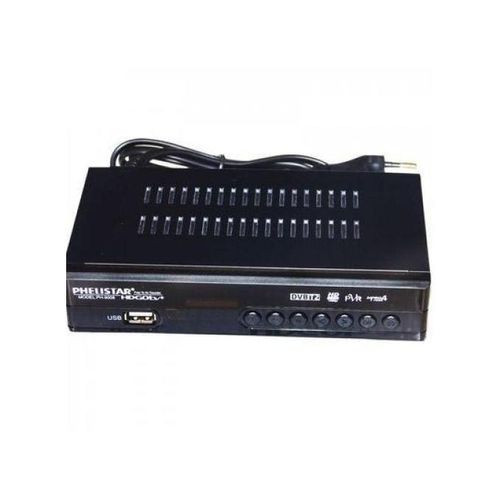 Phelistar T2 Free To Air Decoder Full HD 1080P - Black