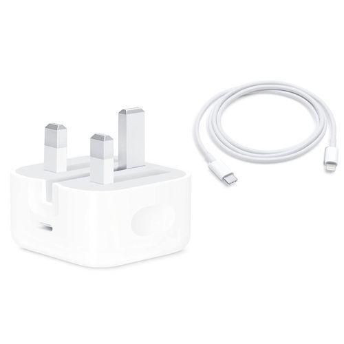 iPhone 25W USB-C Fast Charging Power Adapter with cable - white