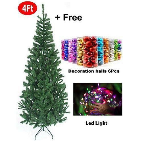 Christmas Tree With Xmas Balls And Lights,180cm, Multicolored