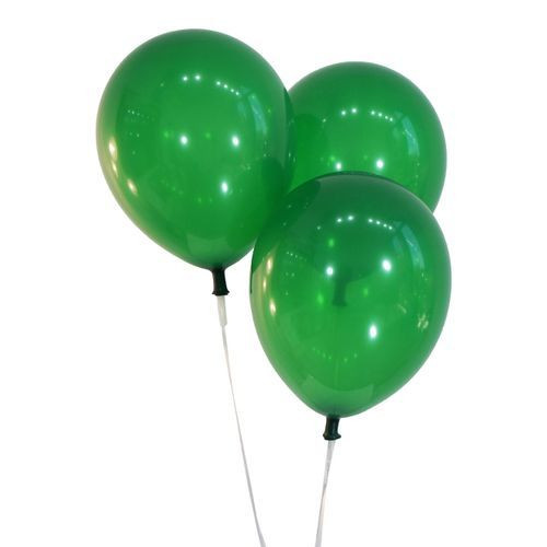Balloons, 100 Pieces, Green