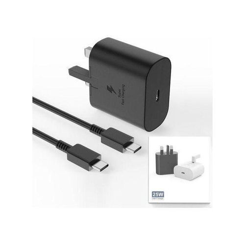 Samsung 25W USB-C Super Fast Charging Power Adapter With Type-C to C cable Smart Phone Charger