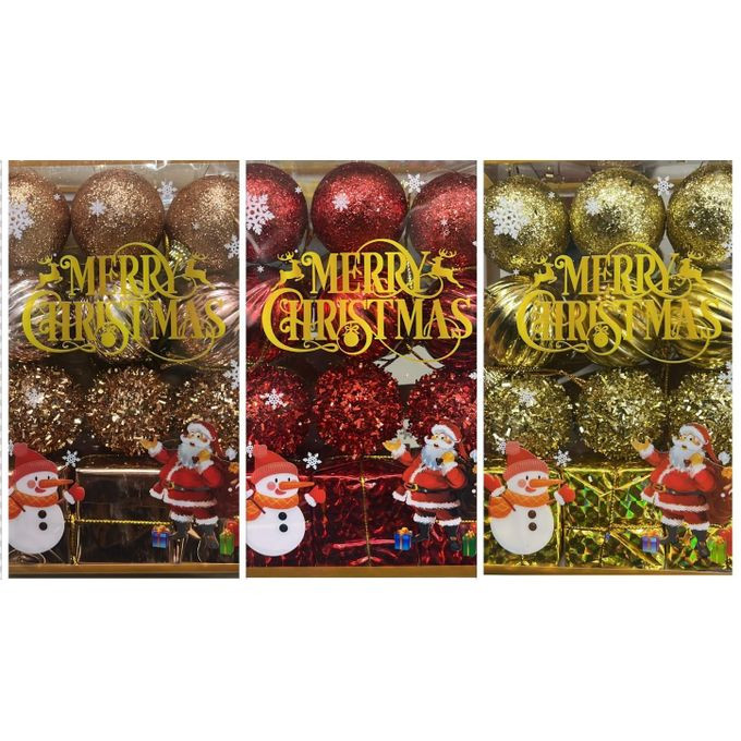 Christmas Sparkle & Joy Assorted Ornament Assorted Sets of 3
