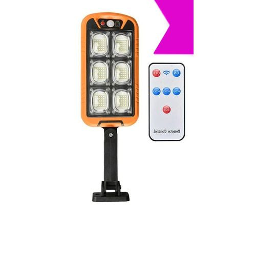 150W Wall Mounted Solar Sensor Light Blue Yellow Orange.