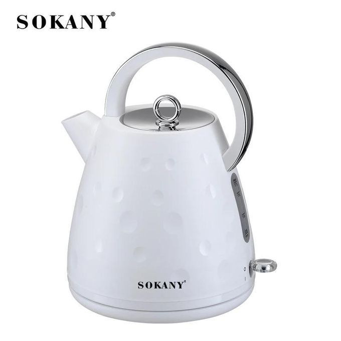 Sokany 1.7ltrs Electric Stainless Steel Kettle - Multicolor