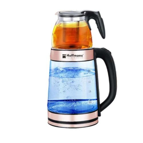 Hoffmans Electric Kettle With A Filtering Teapot-Multicolours